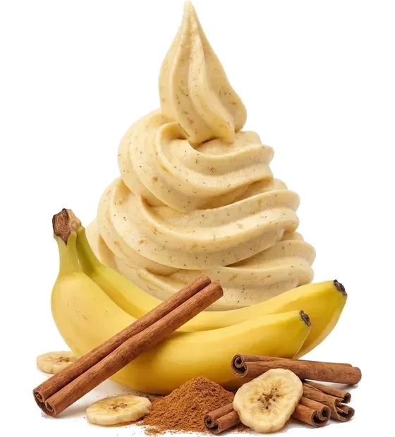 Banana Cinnamon frozen yoghurt