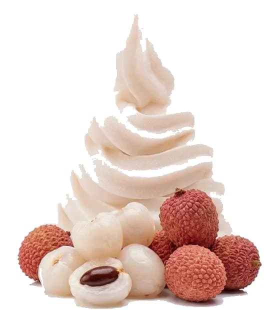 Lychee frozen yoghurt