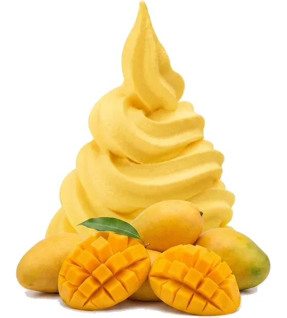 Mango frozen yoghurt