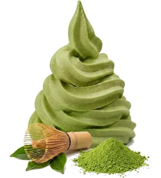 Matcha frozen yoghurt