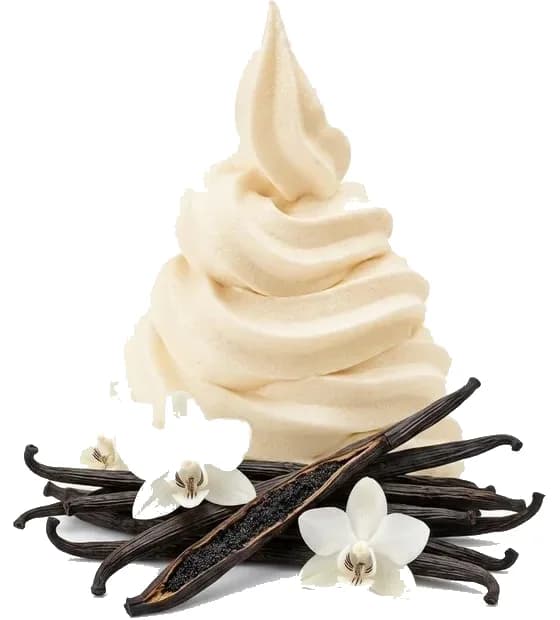 Vanilla frozen yoghurt