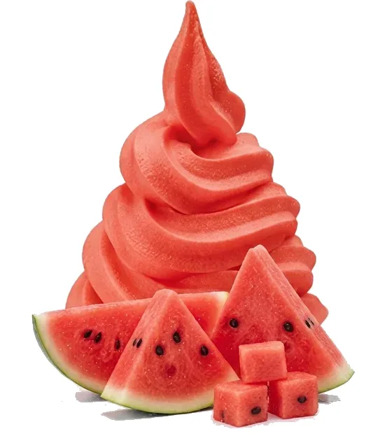 Watermelon frozen yoghurt